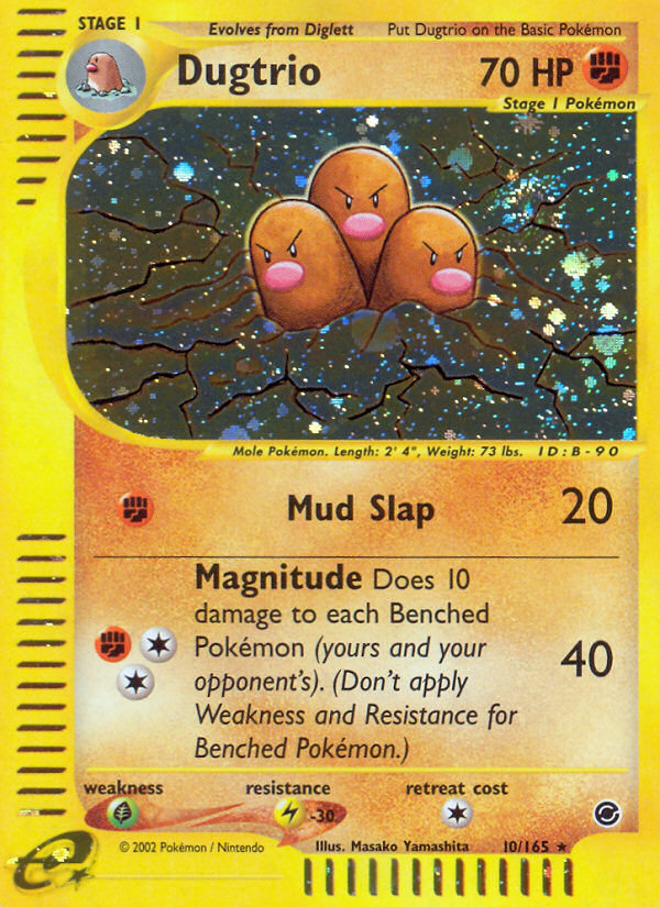 Dugtrio (10/165) [Expedition: Base Set] - Card Brawlers | Quebec | Canada | Yu-Gi-Oh!