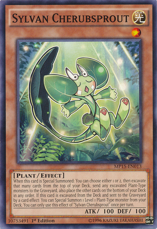 Sylvan Cherubsprout [MP15-EN013] Common - Yu-Gi-Oh! - Card Brawlers | Quebec | Canada |