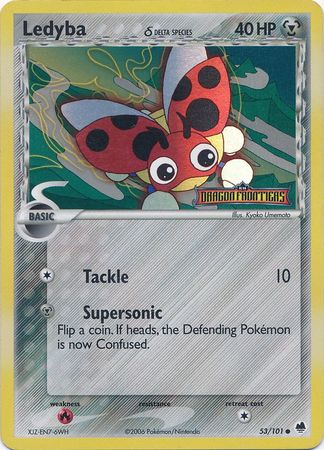 Ledyba (53/101) (Delta Species) (Stamped) [EX: Dragon Frontiers] - Card Brawlers | Quebec | Canada | Yu-Gi-Oh!