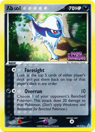 Absol (18/110) (Stamped) [EX: Holon Phantoms] - Card Brawlers | Quebec | Canada | Yu-Gi-Oh!