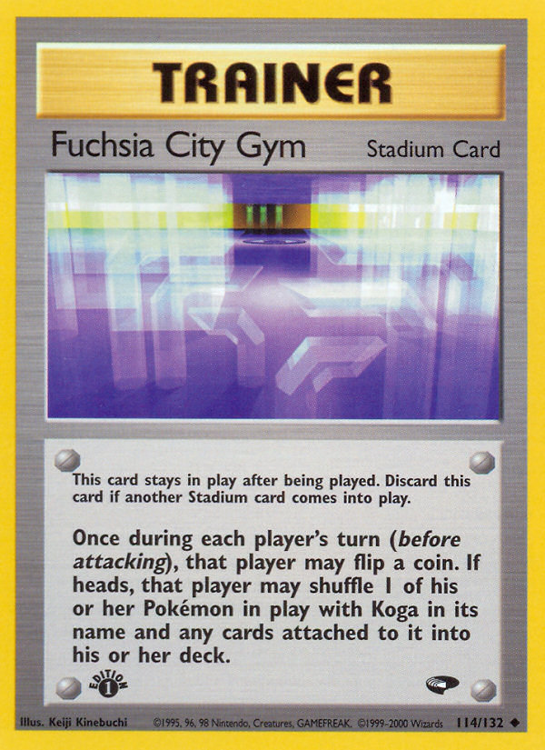 Fuchsia City Gym (114/132) [Gym Challenge 1st Edition] - Card Brawlers | Quebec | Canada | Yu-Gi-Oh!
