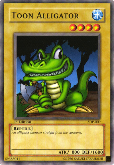 Toon Alligator [SDP-009] Common - Card Brawlers | Quebec | Canada | Yu-Gi-Oh!