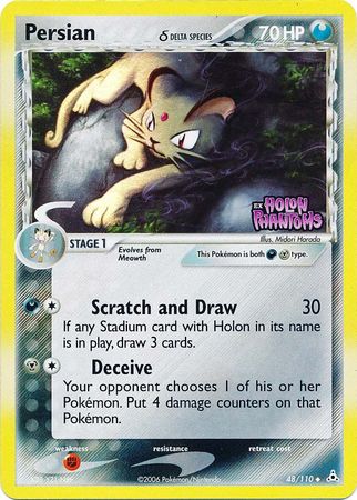 Persian (48/110) (Delta Species) (Stamped) [EX: Holon Phantoms] - Card Brawlers | Quebec | Canada | Yu-Gi-Oh!