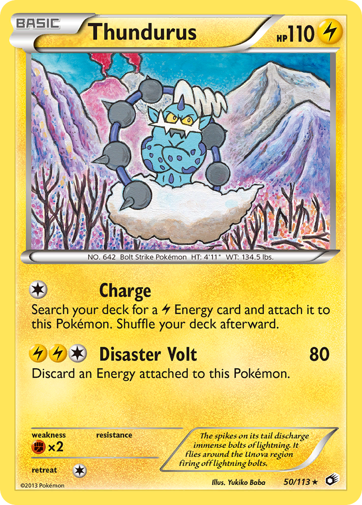 Thundurus (50/113) (Theme Deck Exclusive) [Black & White: Legendary Treasures] - Card Brawlers | Quebec | Canada | Yu-Gi-Oh!