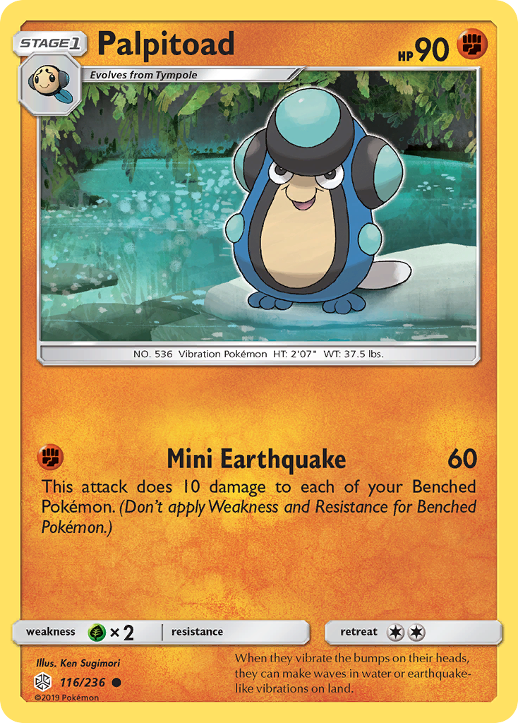 Palpitoad (116/236) [Sun & Moon: Cosmic Eclipse] - Card Brawlers | Quebec | Canada | Yu-Gi-Oh!