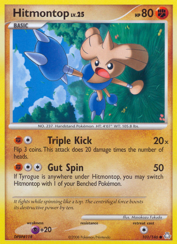 Hitmontop (101/146) [Diamond & Pearl: Legends Awakened] - Card Brawlers | Quebec | Canada | Yu-Gi-Oh!