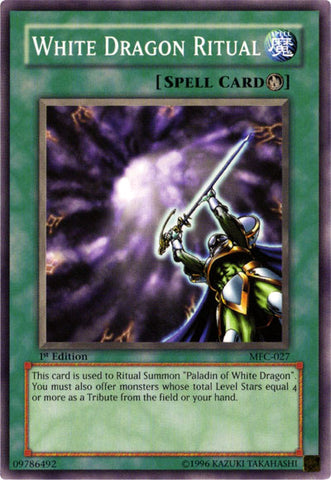 White Dragon Ritual [MFC-027] Common - Card Brawlers | Quebec | Canada | Yu-Gi-Oh!