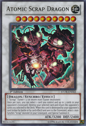 Atomic Scrap Dragon [STOR-EN043] Ultra Rare - Card Brawlers | Quebec | Canada | Yu-Gi-Oh!