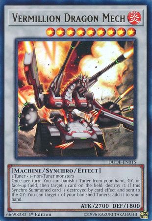 Vermillion Dragon Mech [DUDE-EN015] Ultra Rare - Card Brawlers | Quebec | Canada | Yu-Gi-Oh!