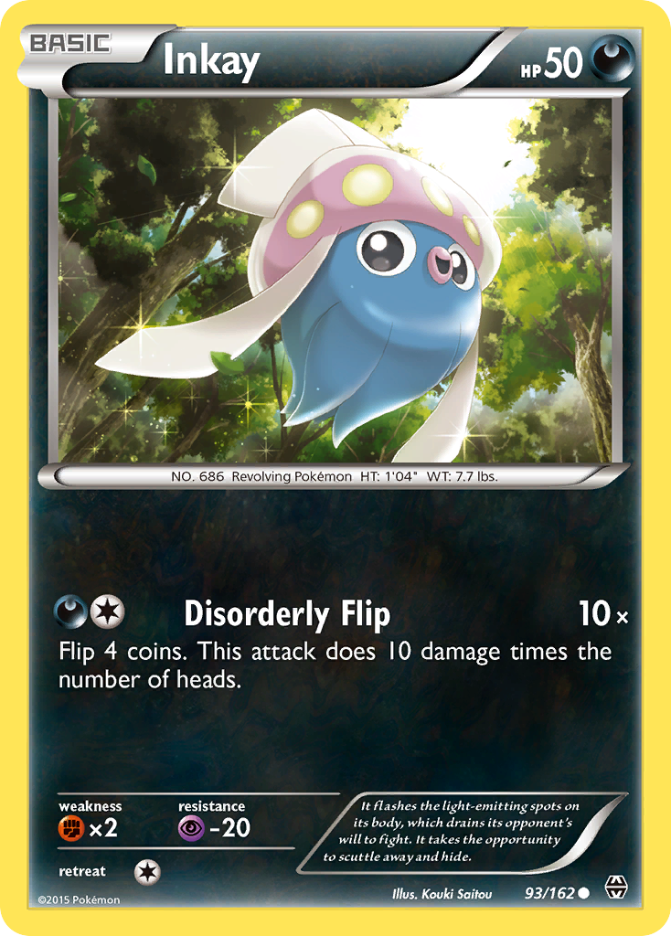 Inkay (93/162) [XY: BREAKthrough] - Card Brawlers | Quebec | Canada | Yu-Gi-Oh!