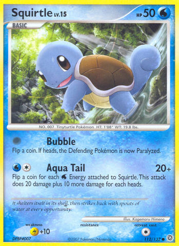 Squirtle (112/132) [Diamond & Pearl: Secret Wonders] - Card Brawlers | Quebec | Canada | Yu-Gi-Oh!