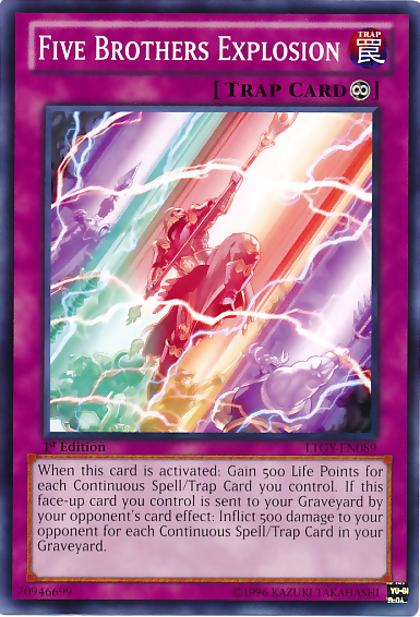 Five Brothers Explosion [LTGY-EN089] Common - Card Brawlers | Quebec | Canada | Yu-Gi-Oh!