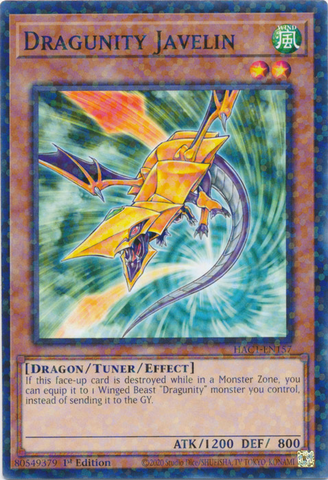 Dragunity Javelin (Duel Terminal) [HAC1-EN157] Common - Card Brawlers | Quebec | Canada | Yu-Gi-Oh!