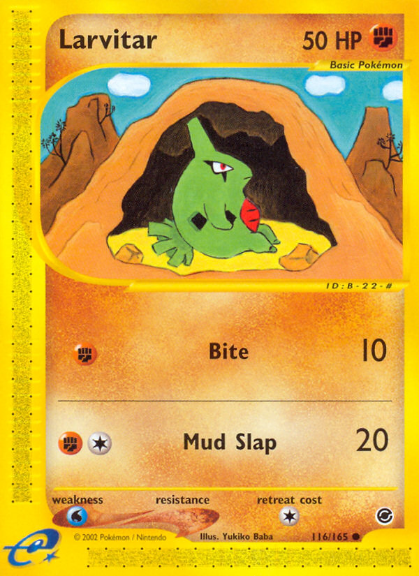 Larvitar (116/165) [Expedition: Base Set] - Card Brawlers | Quebec | Canada | Yu-Gi-Oh!