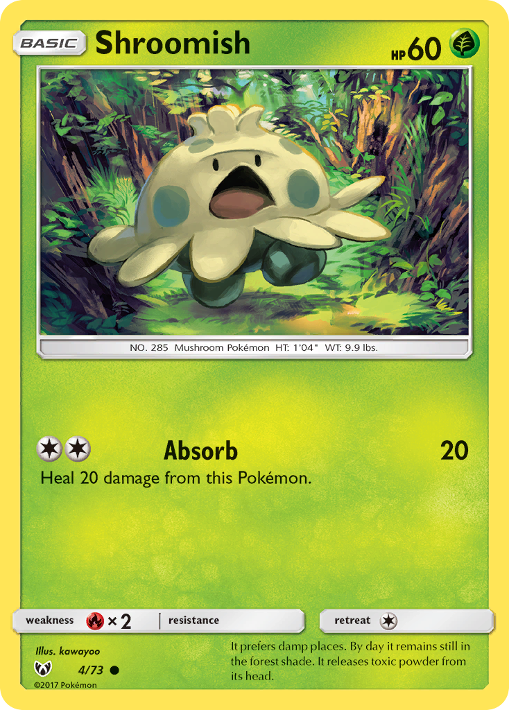 Shroomish (4/73) [Sun & Moon: Shining Legends] - Card Brawlers | Quebec | Canada | Yu-Gi-Oh!