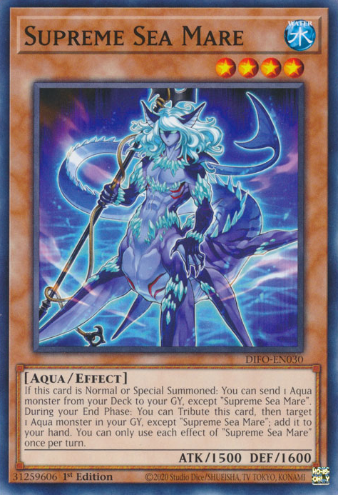 Supreme Sea Mare [DIFO-EN030] Common - Card Brawlers | Quebec | Canada | Yu-Gi-Oh!