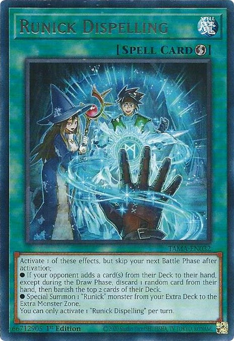 Runick Dispelling [TAMA-EN032] Rare - Card Brawlers | Quebec | Canada | Yu-Gi-Oh!