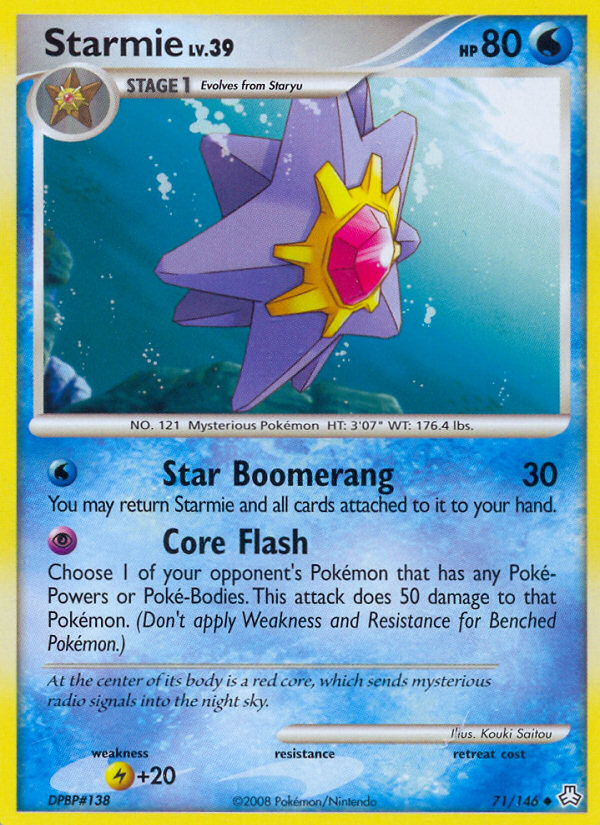 Starmie (71/146) [Diamond & Pearl: Legends Awakened] - Card Brawlers | Quebec | Canada | Yu-Gi-Oh!