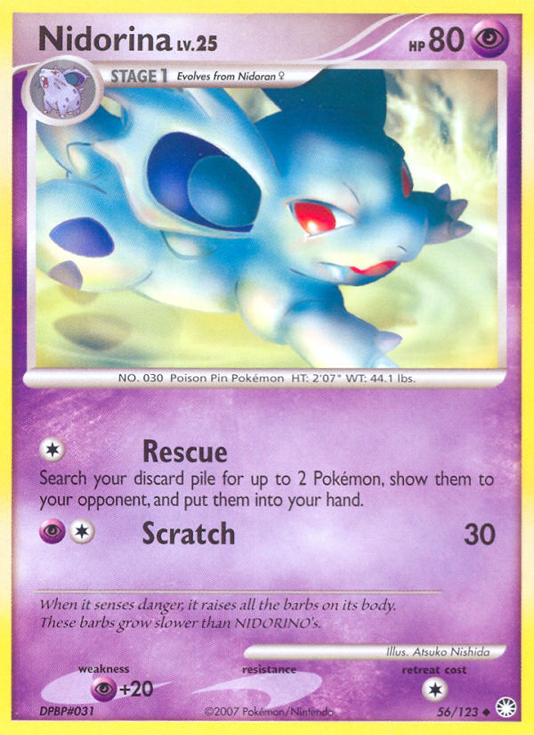 Nidorina (56/123) [Diamond & Pearl: Mysterious Treasures] - Card Brawlers | Quebec | Canada | Yu-Gi-Oh!