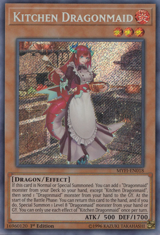 Kitchen Dragonmaid [MYFI-EN018] Secret Rare - Card Brawlers | Quebec | Canada | Yu-Gi-Oh!
