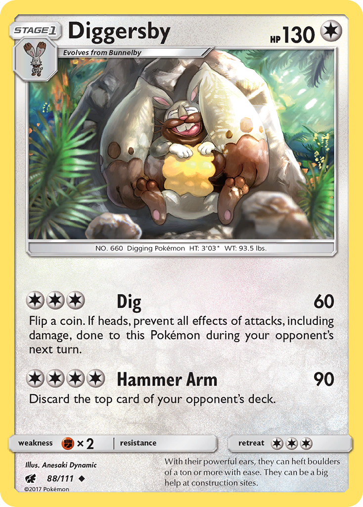 Diggersby (88/111) [Sun & Moon: Crimson Invasion] - Card Brawlers | Quebec | Canada | Yu-Gi-Oh!