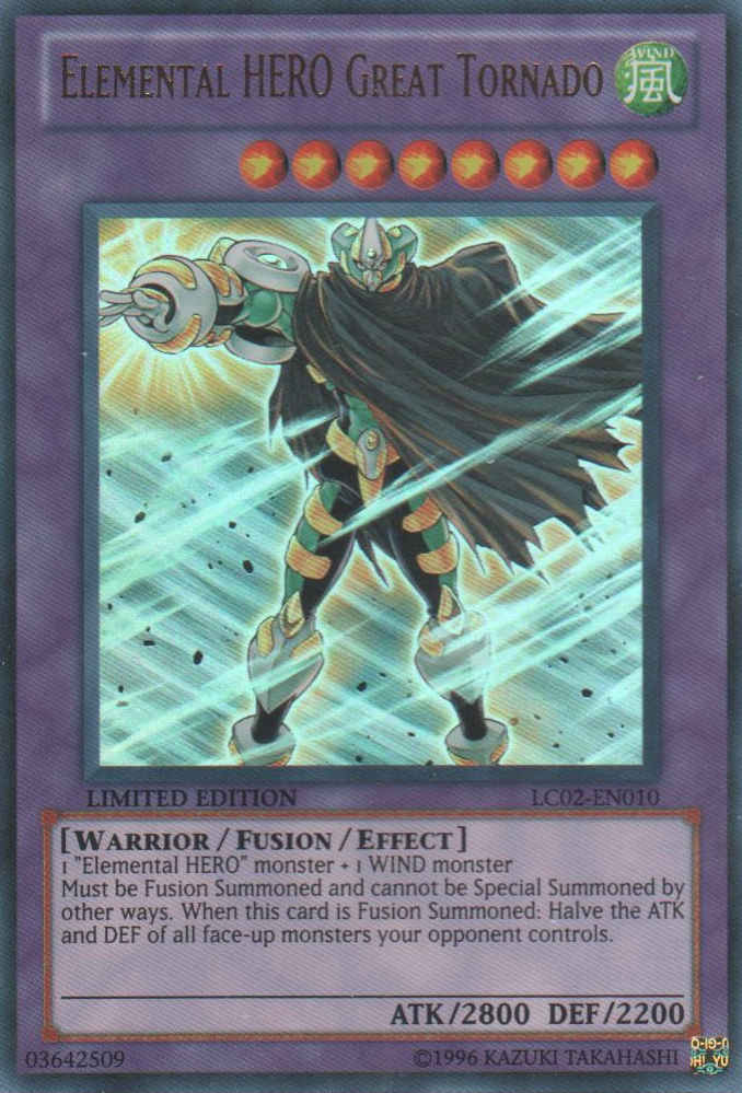 Elemental HERO Great Tornado [LC02-EN010] Ultra Rare - Card Brawlers | Quebec | Canada | Yu-Gi-Oh!