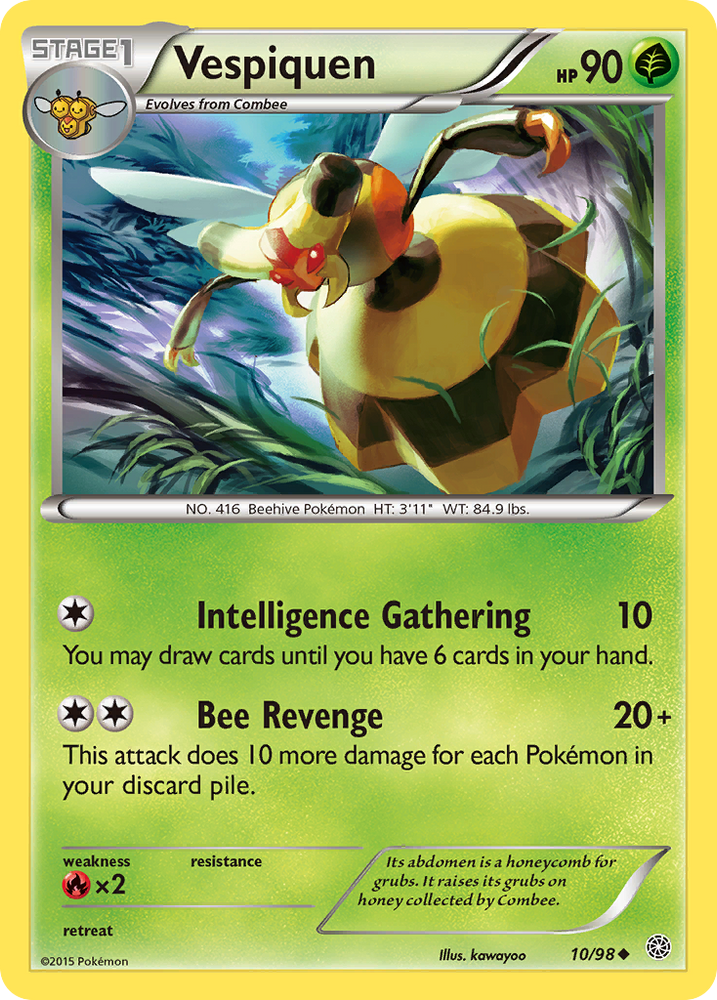 Vespiquen (10/98) [XY: Ancient Origins] - Card Brawlers | Quebec | Canada | Yu-Gi-Oh!