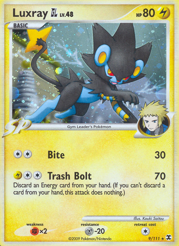 Luxray GL (9/111) [Platinum: Rising Rivals] - Card Brawlers | Quebec | Canada | Yu-Gi-Oh!