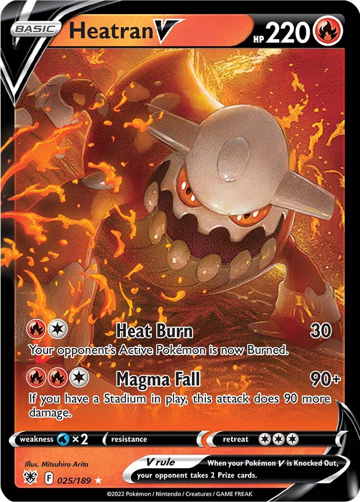 Heatran V (025/189) [Sword & Shield: Astral Radiance] - Card Brawlers | Quebec | Canada | Yu-Gi-Oh!
