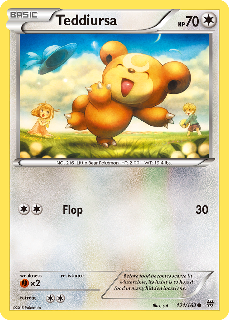 Teddiursa (121/162) [XY: BREAKthrough] - Card Brawlers | Quebec | Canada | Yu-Gi-Oh!