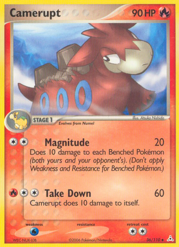 Camerupt (36/110) [EX: Holon Phantoms] - Card Brawlers | Quebec | Canada | Yu-Gi-Oh!