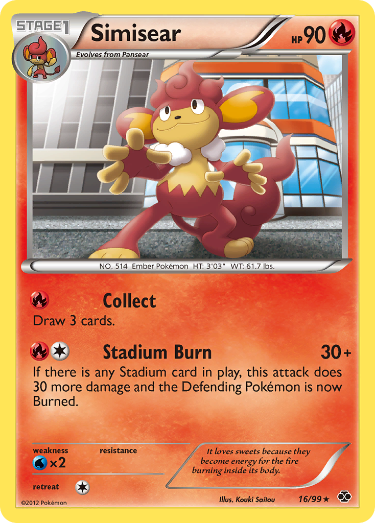 Simisear (16/99) [Black & White: Next Destinies] - Card Brawlers | Quebec | Canada | Yu-Gi-Oh!