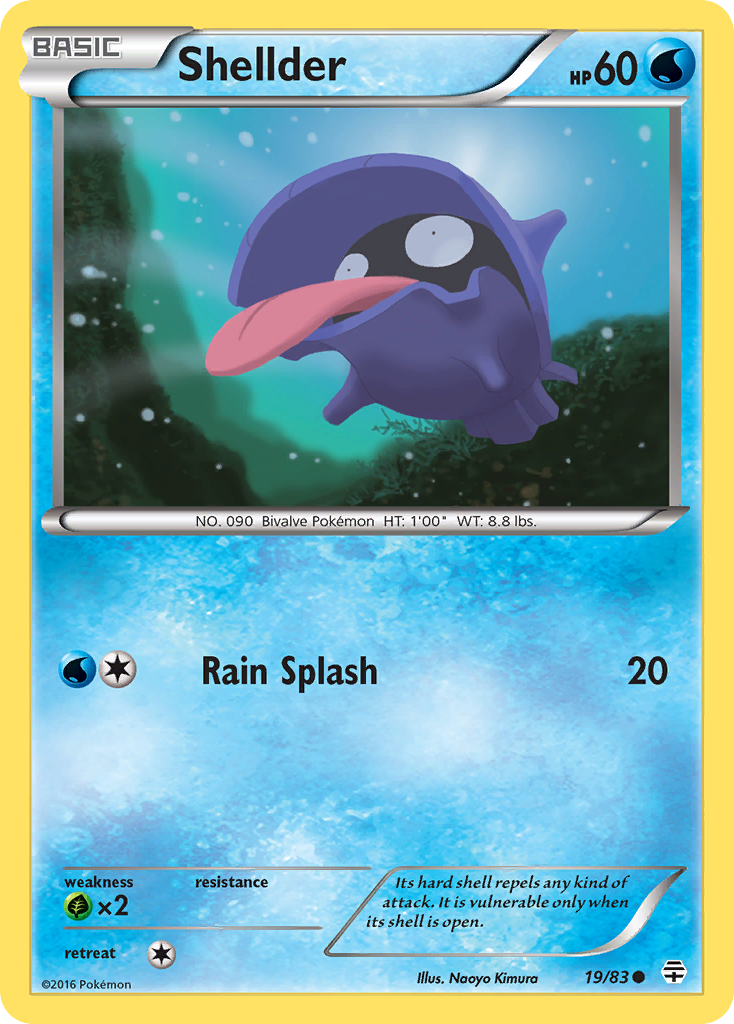 Shellder (19/83) [XY: Generations] - Card Brawlers | Quebec | Canada | Yu-Gi-Oh!