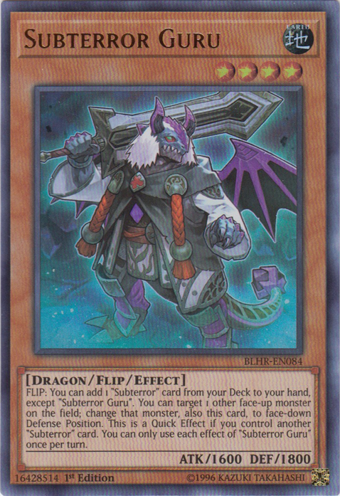 Subterror Guru [BLHR-EN084] Ultra Rare - Card Brawlers | Quebec | Canada | Yu-Gi-Oh!