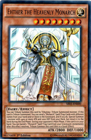 Ehther the Heavenly Monarch [SR01-EN000] Ultra Rare - Yu-Gi-Oh! - Card Brawlers | Quebec | Canada |