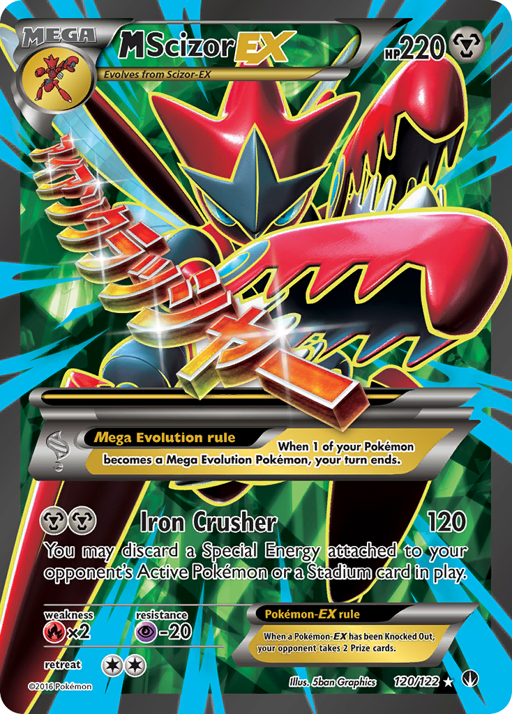 M Scizor EX (120/122) [XY: BREAKpoint] - Card Brawlers | Quebec | Canada | Yu-Gi-Oh!