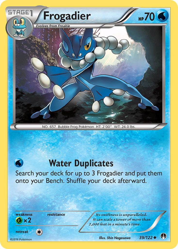 Frogadier (39/122) [XY: BREAKpoint] - Card Brawlers | Quebec | Canada | Yu-Gi-Oh!