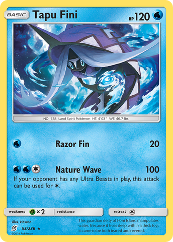 Tapu Fini (53/236) [Sun & Moon: Unified Minds] - Card Brawlers | Quebec | Canada | Yu-Gi-Oh!