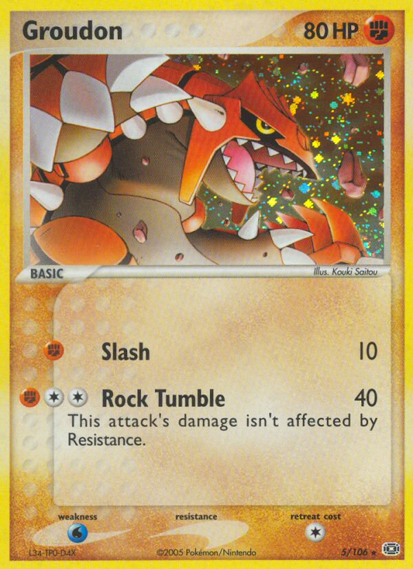 Groudon (5/106) [EX: Emerald] - Card Brawlers | Quebec | Canada | Yu-Gi-Oh!
