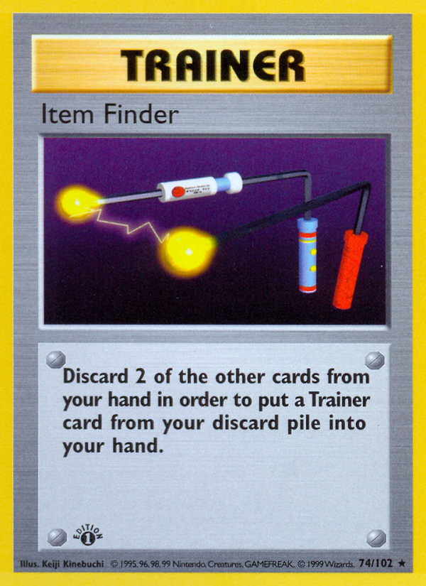 Item Finder (74/102) (Shadowless) [Base Set 1st Edition] - Card Brawlers | Quebec | Canada | Yu-Gi-Oh!