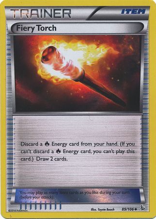 Fiery Torch (89/106) (Sheen Holo Pyroar Collection Exclusive) [XY: Flashfire] - Card Brawlers | Quebec | Canada | Yu-Gi-Oh!