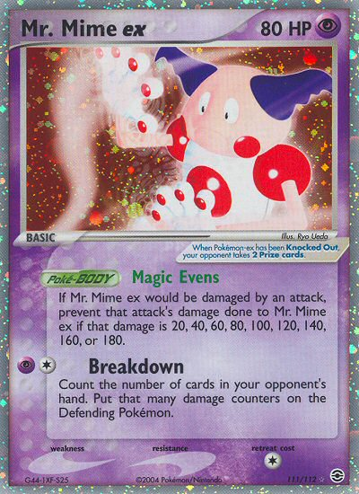 Mr. Mime ex (111/112) [EX: FireRed & LeafGreen] - Card Brawlers | Quebec | Canada | Yu-Gi-Oh!