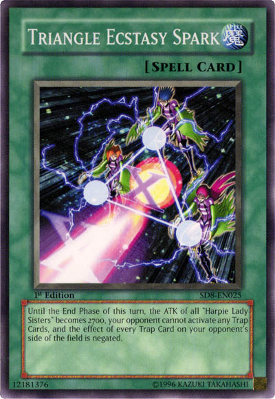 Triangle Ecstasy Spark [SD8-EN025] Common - Card Brawlers | Quebec | Canada | Yu-Gi-Oh!