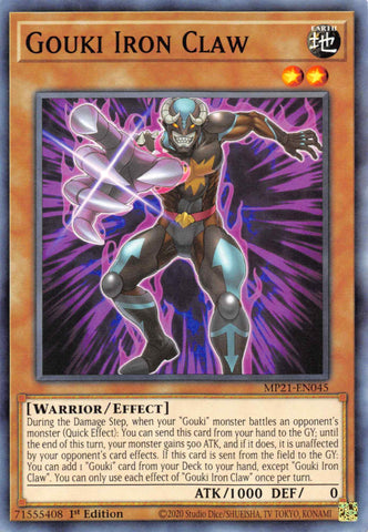 Gouki Iron Claw [MP21-EN045] Common - Card Brawlers | Quebec | Canada | Yu-Gi-Oh!