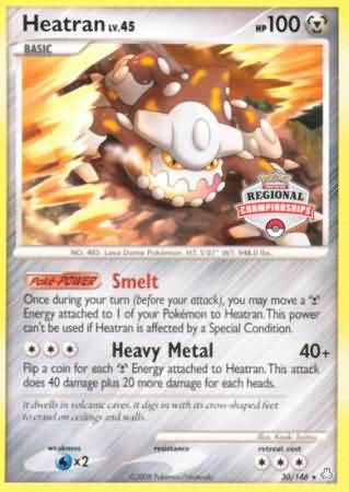 Heatran (30/146) (Regional Championships) [Diamond & Pearl: Legends Awakened] - Card Brawlers | Quebec | Canada | Yu-Gi-Oh!