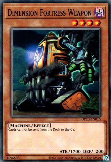 Dimension Fortress Weapon [OP13-EN015] Common - Card Brawlers | Quebec | Canada | Yu-Gi-Oh!