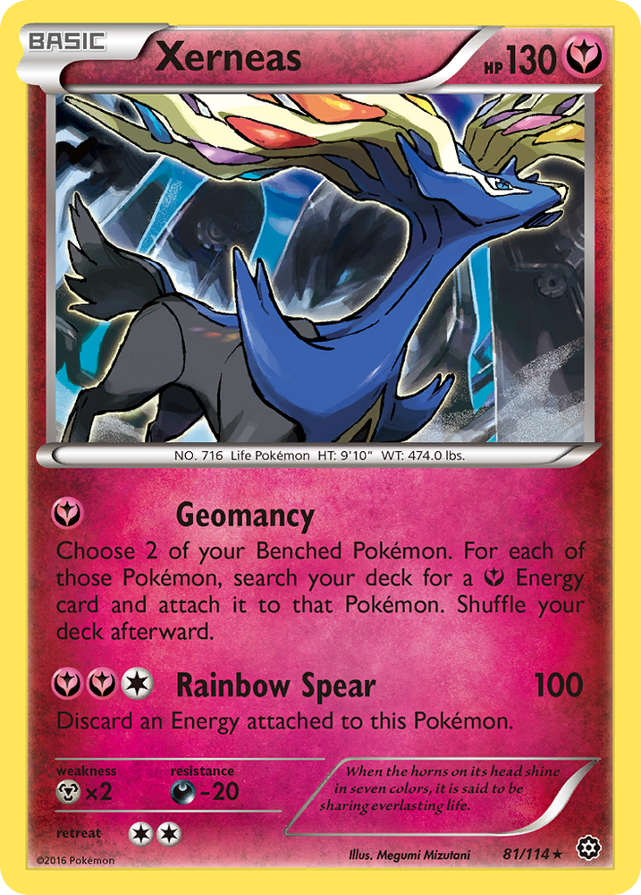 Xerneas (81/114) [XY: Steam Siege] - Card Brawlers | Quebec | Canada | Yu-Gi-Oh!