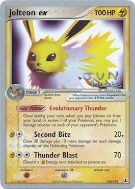 Jolteon ex (109/113) (Flyvees - Jun Hasebe) [World Championships 2007] - Card Brawlers | Quebec | Canada | Yu-Gi-Oh!