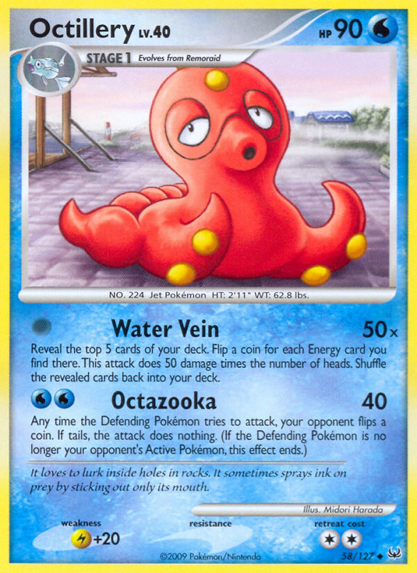 Octillery (58/127) [Platinum: Base Set] - Card Brawlers | Quebec | Canada | Yu-Gi-Oh!