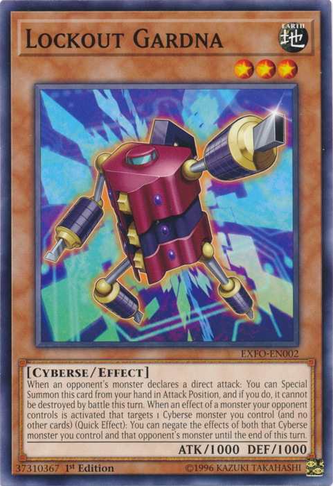 Lockout Gardna [EXFO-EN002] Common - Card Brawlers | Quebec | Canada | Yu-Gi-Oh!